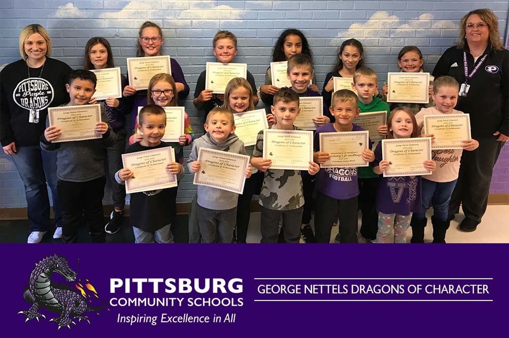 George Nettels Recognizes November Dragons of Character