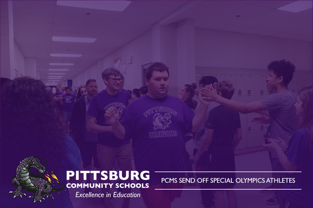 PCMS Send Off Special Olympics Athletes
