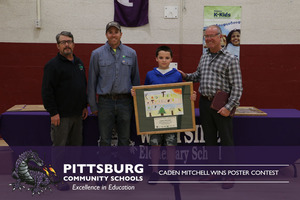 Caden Mitchell Wins Poster Contest