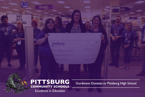 Gordmans Donates to Pittsburg High School