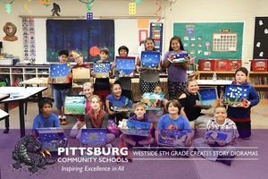 Westside 5th Grade Creates Story Dioramas