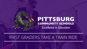 First Graders enjoy a train ride