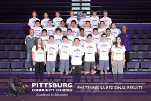PHS Tennis 5A Regional Results