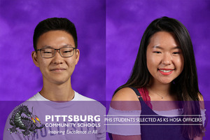 PHS Students Selected as KS Hosa Officers