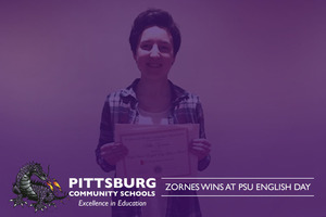 Allie Zornes Wins at PSU ENGLISH DAY
