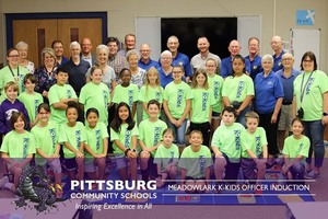 Meadowlark K-Kids Officer Induction