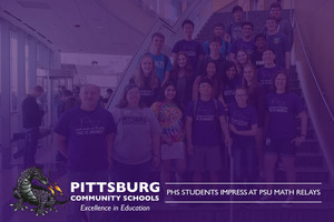 PHS Students Impress at PSU Math Relays