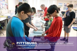 6th Graders "Rock" Their First Experiments