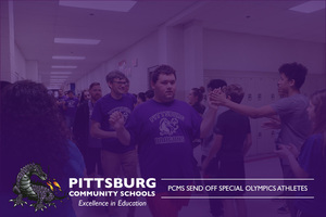 PCMS Send Off Special Olympics Athletes