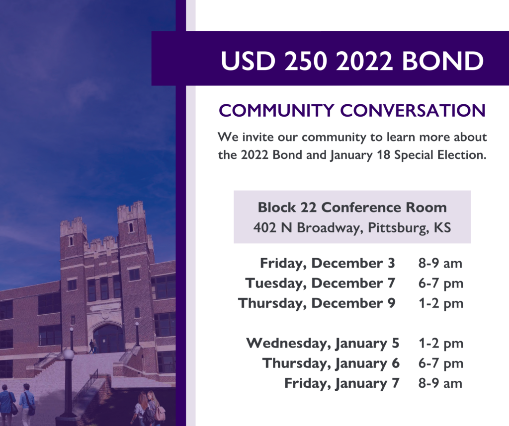 USD 250 Bond Community Conversation Times
